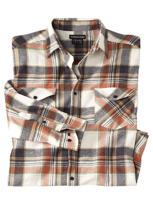 Chemise Flanelle à Carreaux  - Atlas For Men - Kiabi