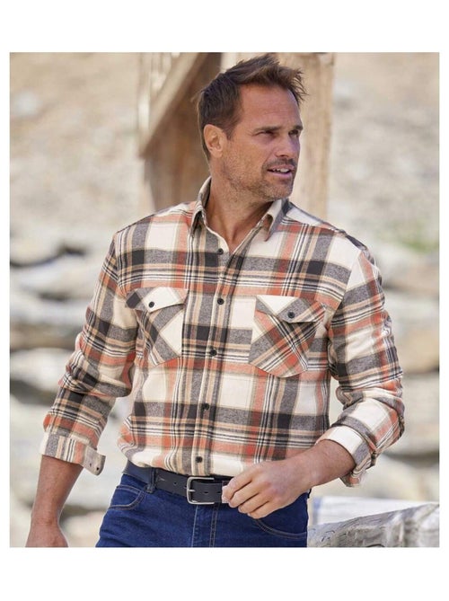 Chemise Flanelle à Carreaux  - Atlas For Men - Kiabi