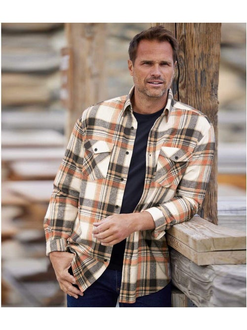 Chemise Flanelle à Carreaux  - Atlas For Men - Kiabi
