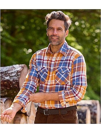 Chemise Flanelle à Carreaux Automnale - ATLAS FOR MEN