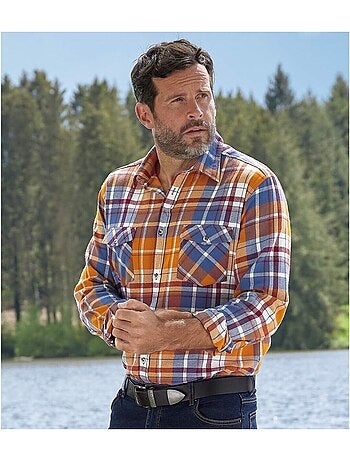 Chemise Flanelle à Carreaux Automnale - ATLAS FOR MEN