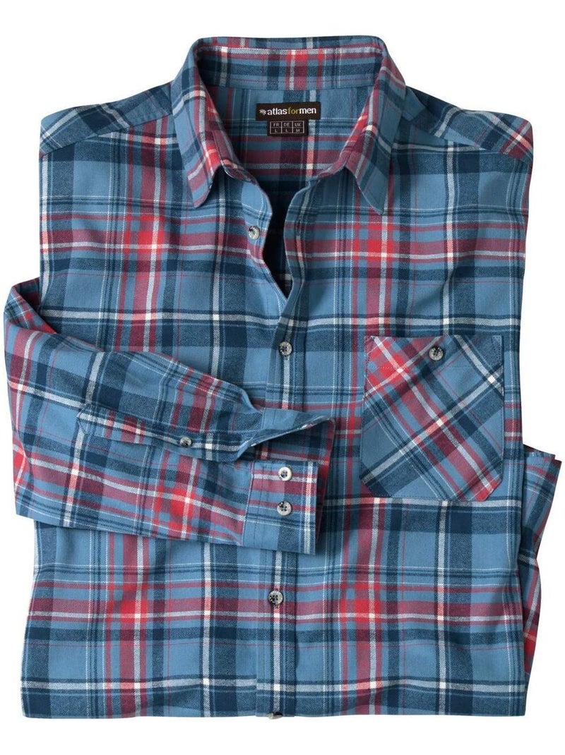 Chemise Flanelle à Carreaux Casual  - Atlas For Men Multicolore - Kiabi