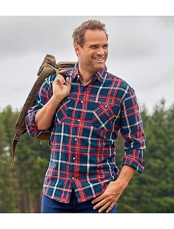 Chemise Flanelle à Carreaux Cold Valley - ATLAS FOR MEN