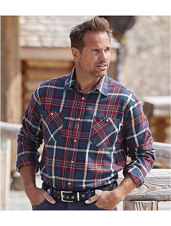 Chemise Flanelle à Carreaux Cold Valley - ATLAS FOR MEN
