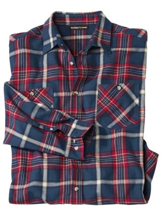 Chemise Flanelle à Carreaux Cold Valley   - ATLAS FOR MEN