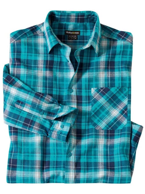 Chemise Flanelle à Carreaux Great Lakes   - ATLAS FOR MEN - Kiabi