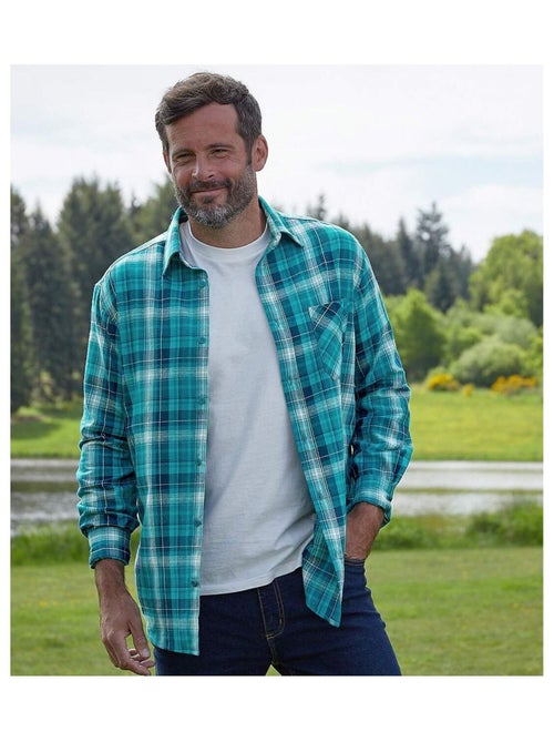 Chemise Flanelle à Carreaux Great Lakes   - ATLAS FOR MEN - Kiabi