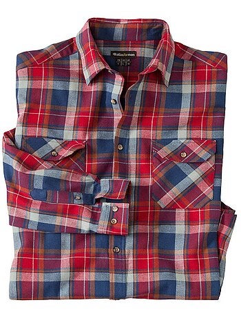 Chemise Flanelle à Carreaux Tadoussac - ATLAS FOR MEN