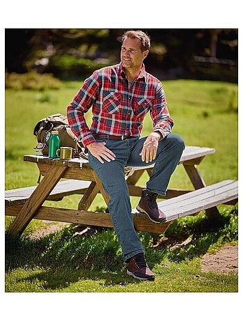 Chemise Flanelle à Carreaux Tadoussac - ATLAS FOR MEN