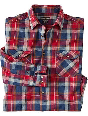 Chemise flanelle à carreaux valley - atlas for men