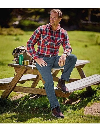 Chemise flanelle à carreaux valley - atlas for men