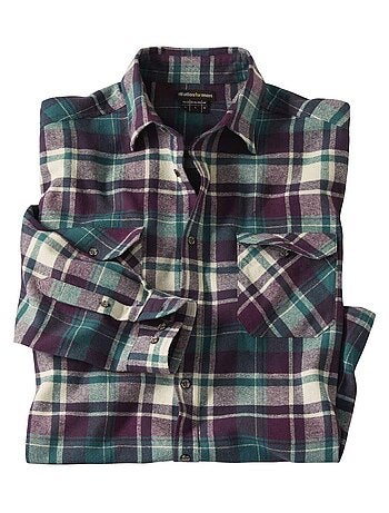 Chemise Flanelle à Carreaux Valley - ATLAS FOR MEN