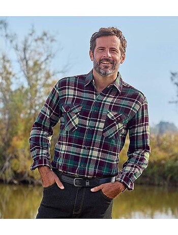 Chemise Flanelle à Carreaux Valley - ATLAS FOR MEN