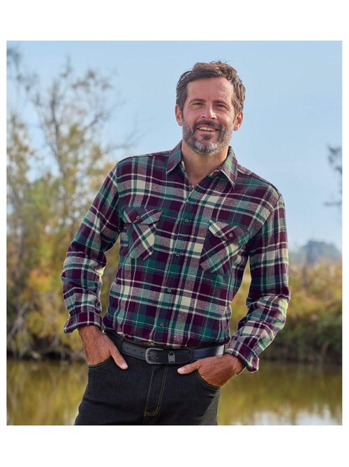 Chemise Flanelle à Carreaux Valley   - ATLAS FOR MEN - Kiabi
