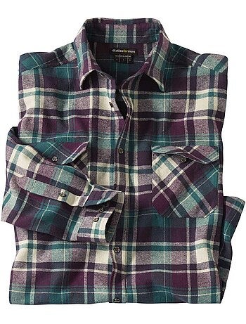 Chemise flanelle à carreaux valley - atlas for men