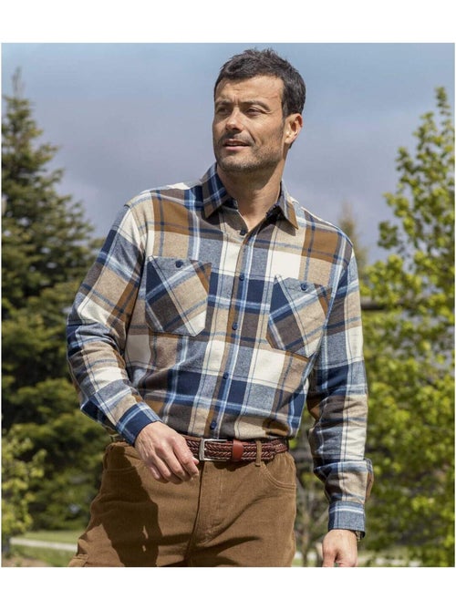 Chemise Flanelle Buffalo   - ATLAS FOR MEN - Kiabi