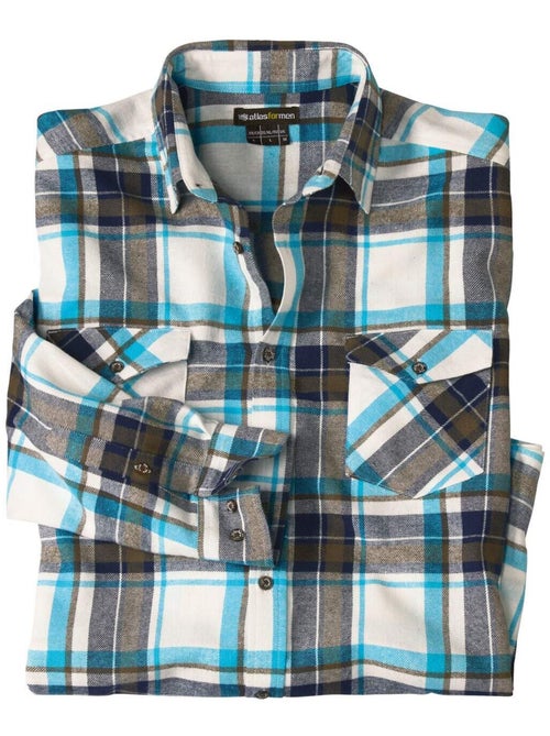 Chemise Flanelle Carreaux - ATLAS FOR MEN - Kiabi Chemise Flanelle Carreaux - ATLAS FOR MEN - Kiabi