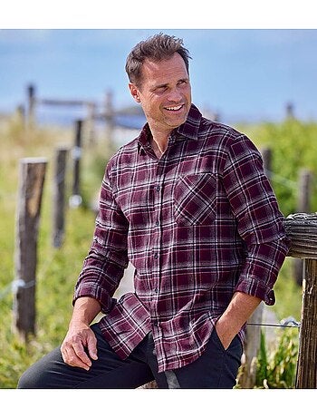 Chemise Flanelle Carreaux Altitude - ATLAS FOR MEN