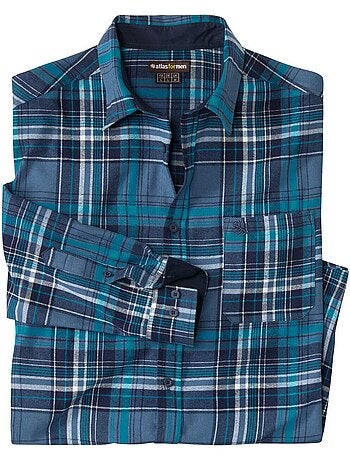 Chemise en Flanelle à Carreaux - ATLAS FOR MEN