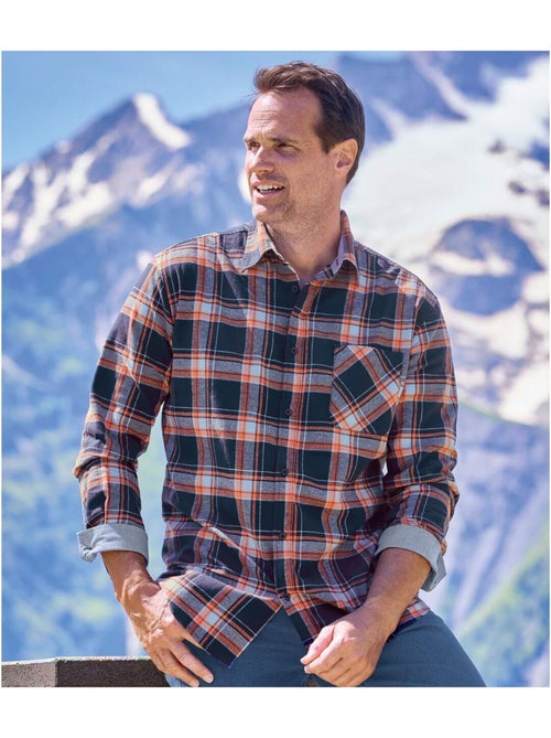 Chemise Flanelle Carreaux Atlas(R)   - ATLAS FOR MEN - Kiabi