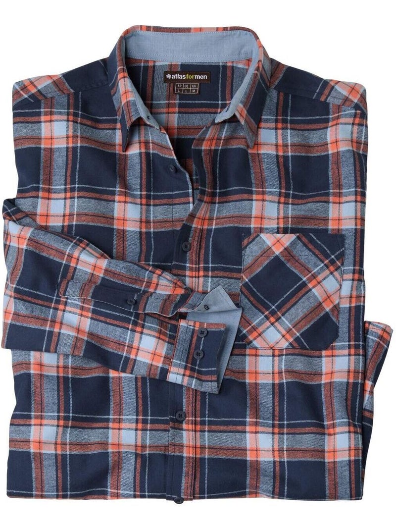 Chemise Flanelle Carreaux Atlas(R)  - Atlas For Men Multicolore - Kiabi