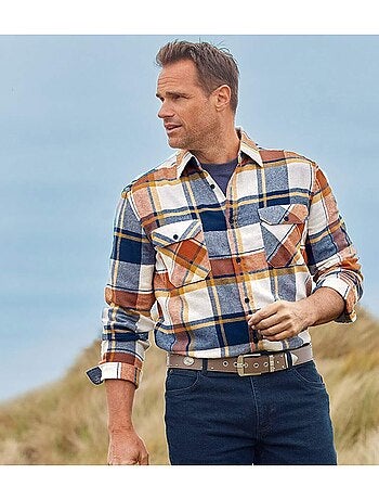Chemise Flanelle Carreaux Country - ATLAS FOR MEN