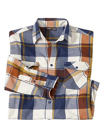 Chemise Flanelle Carreaux Country - ATLAS FOR MEN