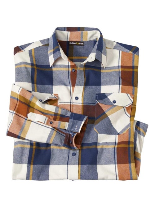 Chemise Flanelle Carreaux Country   - ATLAS FOR MEN - Kiabi