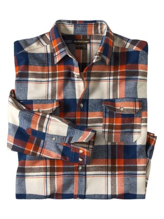 Chemise Flanelle Carreaux Québec  - Atlas For Men