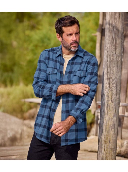 Chemise Flanelle Carreaux Toronto - Atlas For Men - Kiabi Chemise Flanelle Carreaux Toronto - Atlas For Men - Kiabi