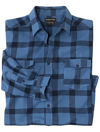 Chemise Flanelle à Carreaux - ATLAS FOR MEN