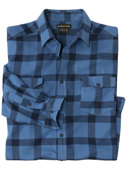 Chemise Flanelle Carreaux Toronto   - ATLAS FOR MEN - Kiabi
