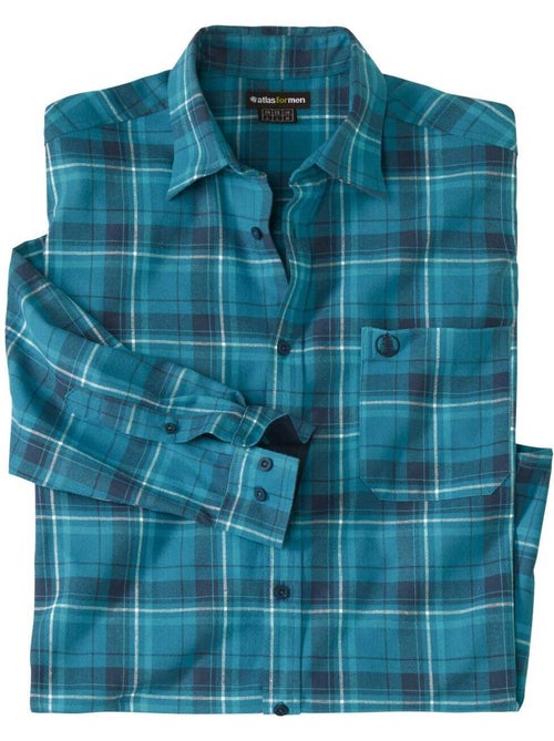 Chemise flanelle carreaux winter - atlas for men - Kiabi Chemise flanelle carreaux winter - atlas for men - Kiabi