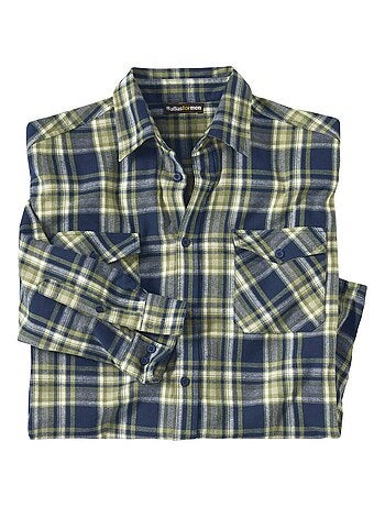 Chemise Flanelle Carreaux Yellowstone - ATLAS FOR MEN