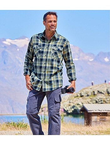 Chemise Flanelle Carreaux Yellowstone - ATLAS FOR MEN