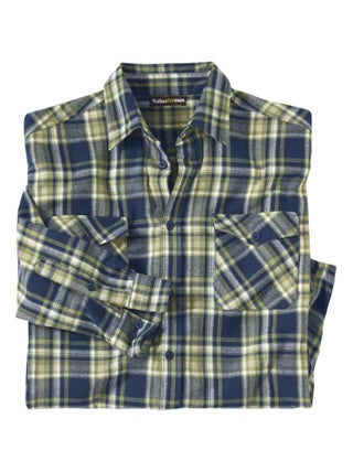 Chemise Flanelle Carreaux Yellowstone   - ATLAS FOR MEN