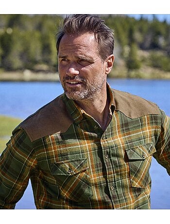 Chemise en Flanelle à Carreaux - ATLAS FOR MEN