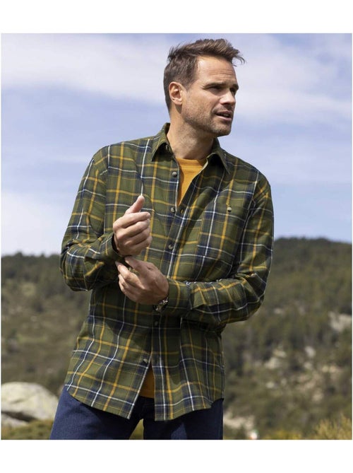 Chemise Flanelle Forest   - ATLAS FOR MEN - Kiabi