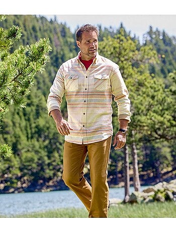 Chemise flanelle rayée - atlas for men