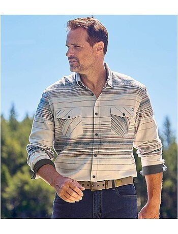 Chemise Flanelle à Carreaux - ATLAS FOR MEN