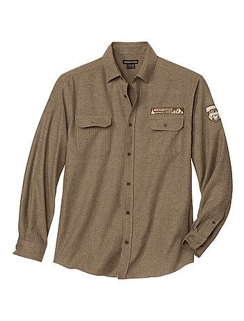 Chemise Flanelle Tissage Chevron - ATLAS FOR MEN