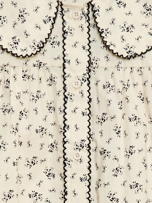 Chemise fleurie fantaisie - Kiabi