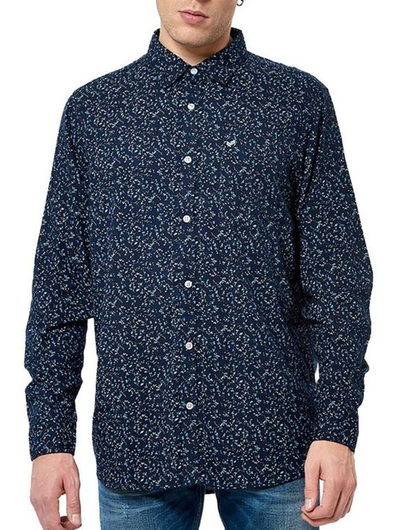Chemise fleurie Homme Kaporal Bleu marine - Kiabi