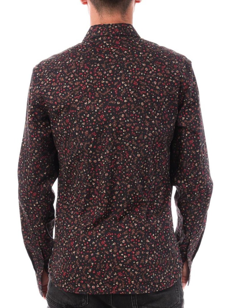 Chemise Fleuris Homme Teddy Smith Noir - Kiabi