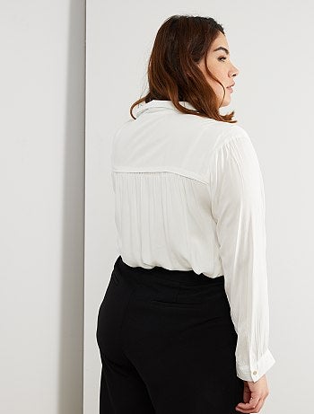 Chemise fluide 1 poche - Kiabi