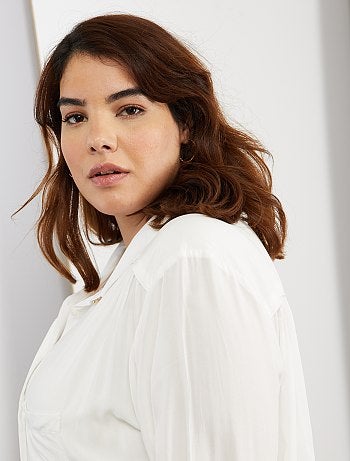 Chemise fluide 1 poche - Kiabi