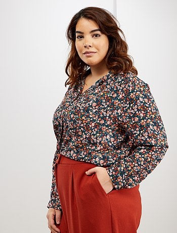 Chemise fluide 1 poche - Kiabi