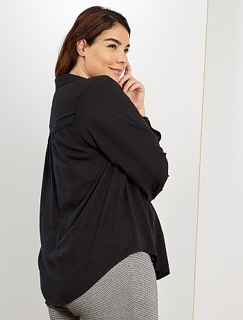 Chemise fluide 1 poche - Kiabi