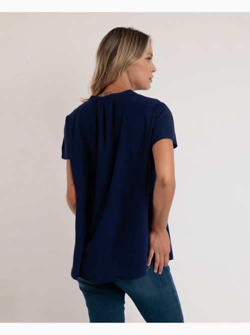 Chemise fluide à manches courtes pour femme ADMAS - Kiabi Chemise fluide à manches courtes pour femme ADMAS - Kiabi