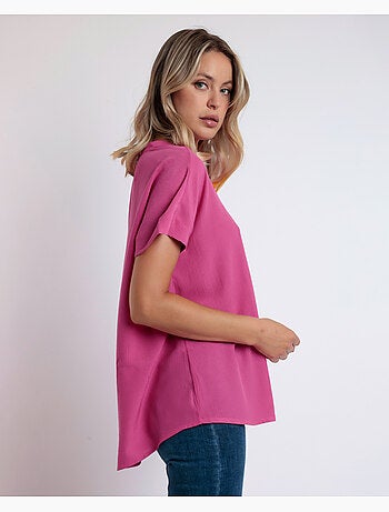 Chemise fluide à manches courtes pour femme ADMAS